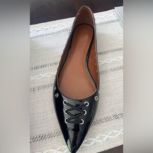 Coach Black Flats